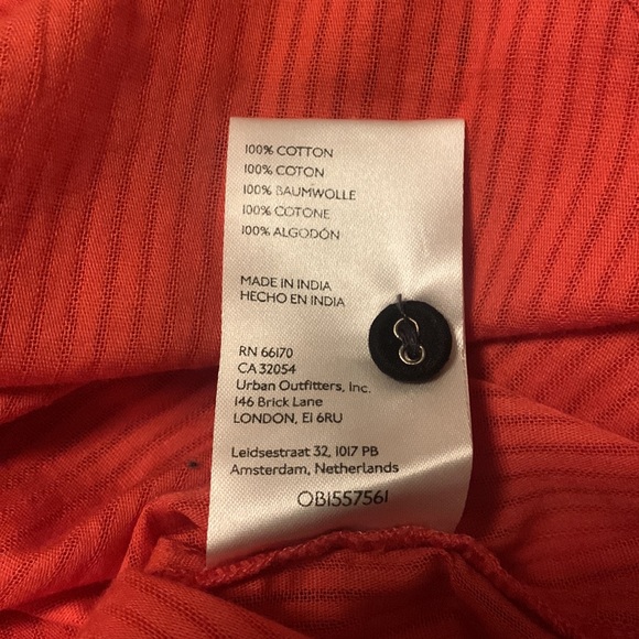 NWT Free People We The Free Black Tie Tux Shirt size S - Picture 10 of 11